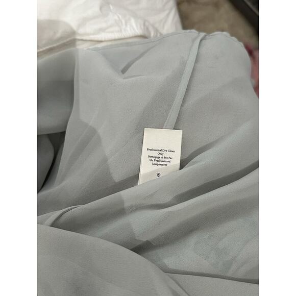 LoveShackFancy Angie Silk Floral Sweetheart Maxi Dress in Celestia Blue Size 4 - Picture 9 of 14